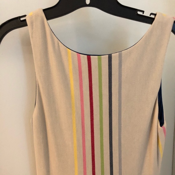 Vintage Eva Franco Crossing Striped Dress - Picture 6 of 10